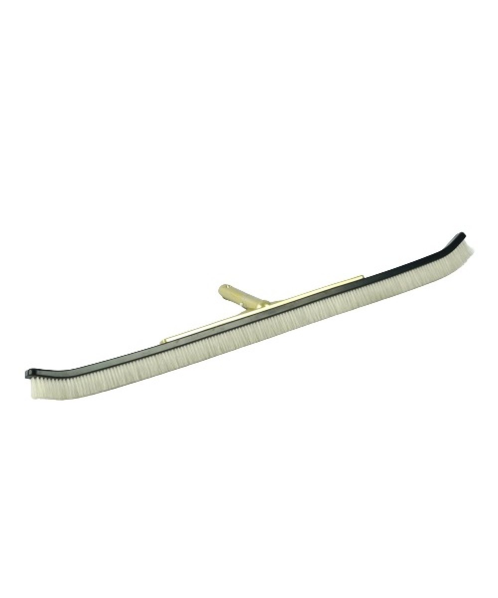 Pool Cleaning Curved Brush with Aluminum Back 90cm | Pool Point