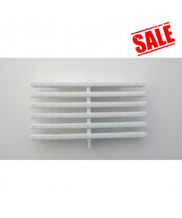 Overflow flexible pool grid – 242mm, white, Pool Point