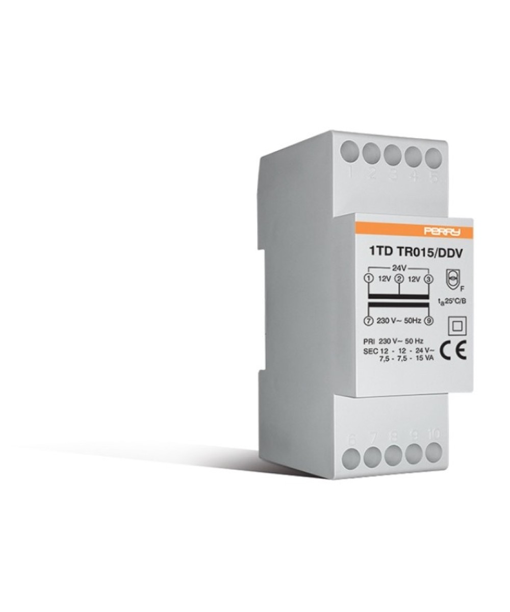 Transformer 15VA 230/12-12-24V | EU