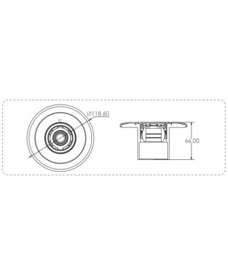 Water Return Inlet for Concrete Pools EM4413 | Emaux 