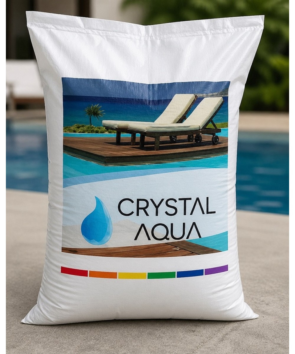 pH Increaser Soda Ash Powder 25kg | Crystal Aqua