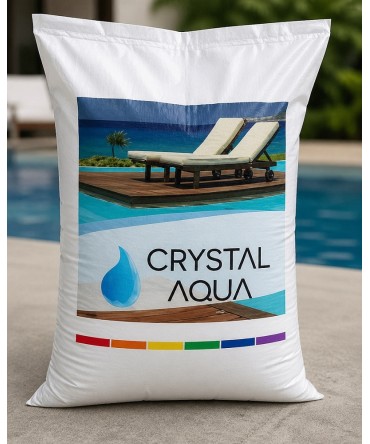 pH Increaser Soda Ash Powder 25kg | Crystal Aqua