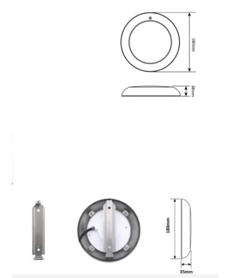 Underwater Flat LED RGB Stainless Steel Swimming Pool Light 10W 900lm | Pool Point