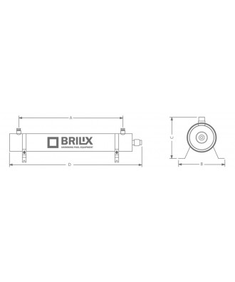 Replacement UV-lamp for disinfection system “SP”, Brilix