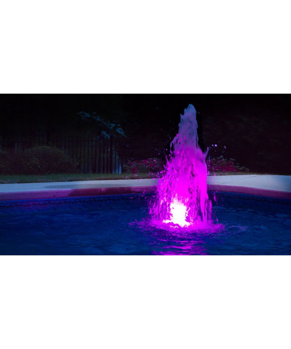 Fountain for pools and gardens, model 'LED Bubbler', Custom Molded Products