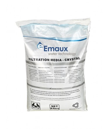 Recycled Swimming Pool Filter Media Glass, 25kg, Emaux 