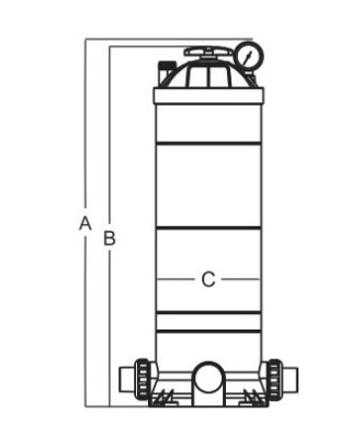 Cartridge Filter, model "CFO", Emaux