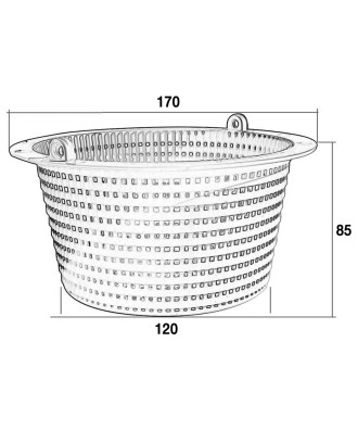 Skimmer basket for model „ЕМ0010” and „ЕМ0020”, Emaux
