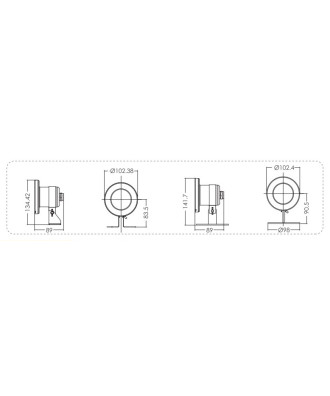 Underwater Light for Fountain model UL-F20А | Emaux 