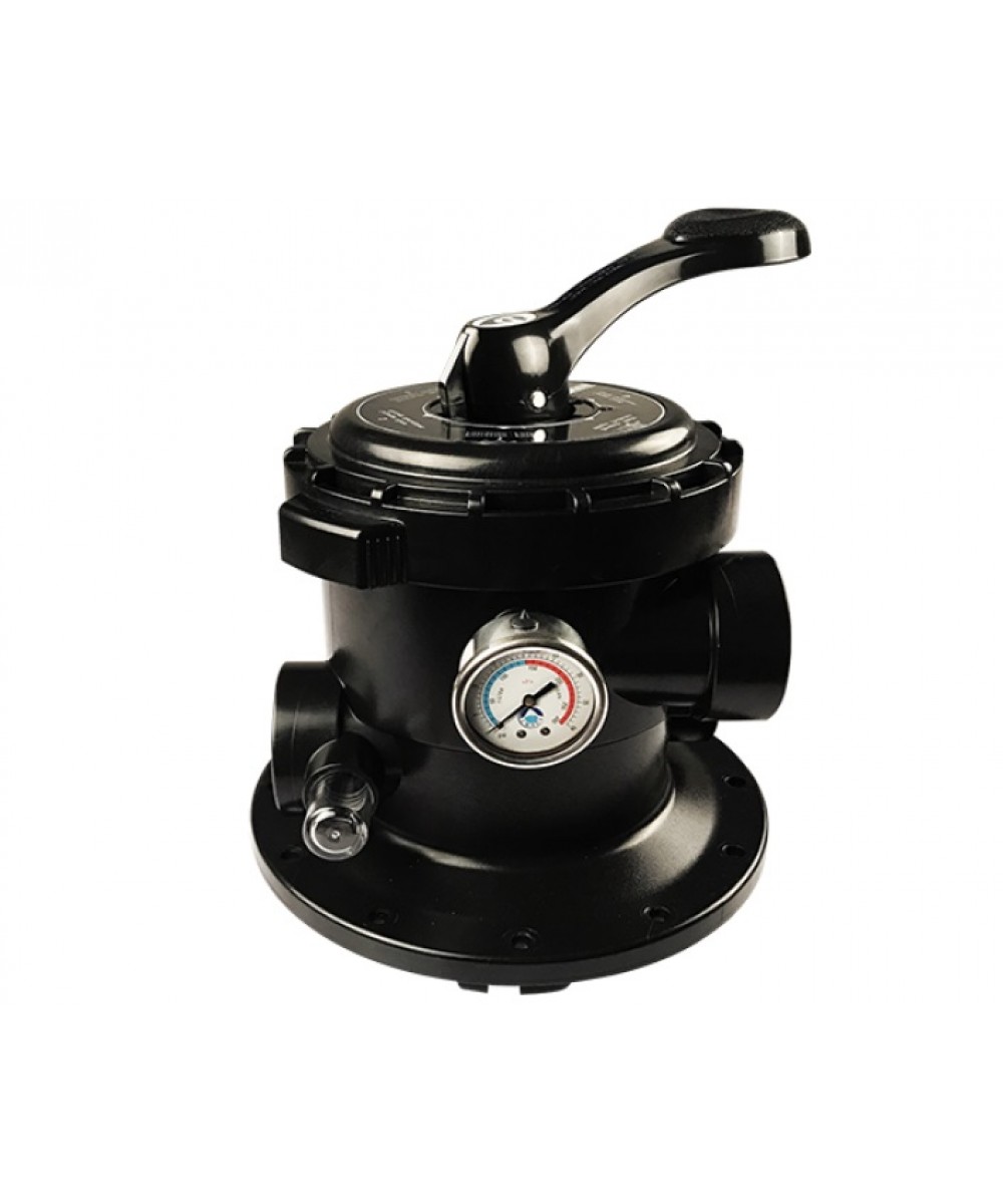 Six-way top multiport valve, 2", model "MPV02", Emaux