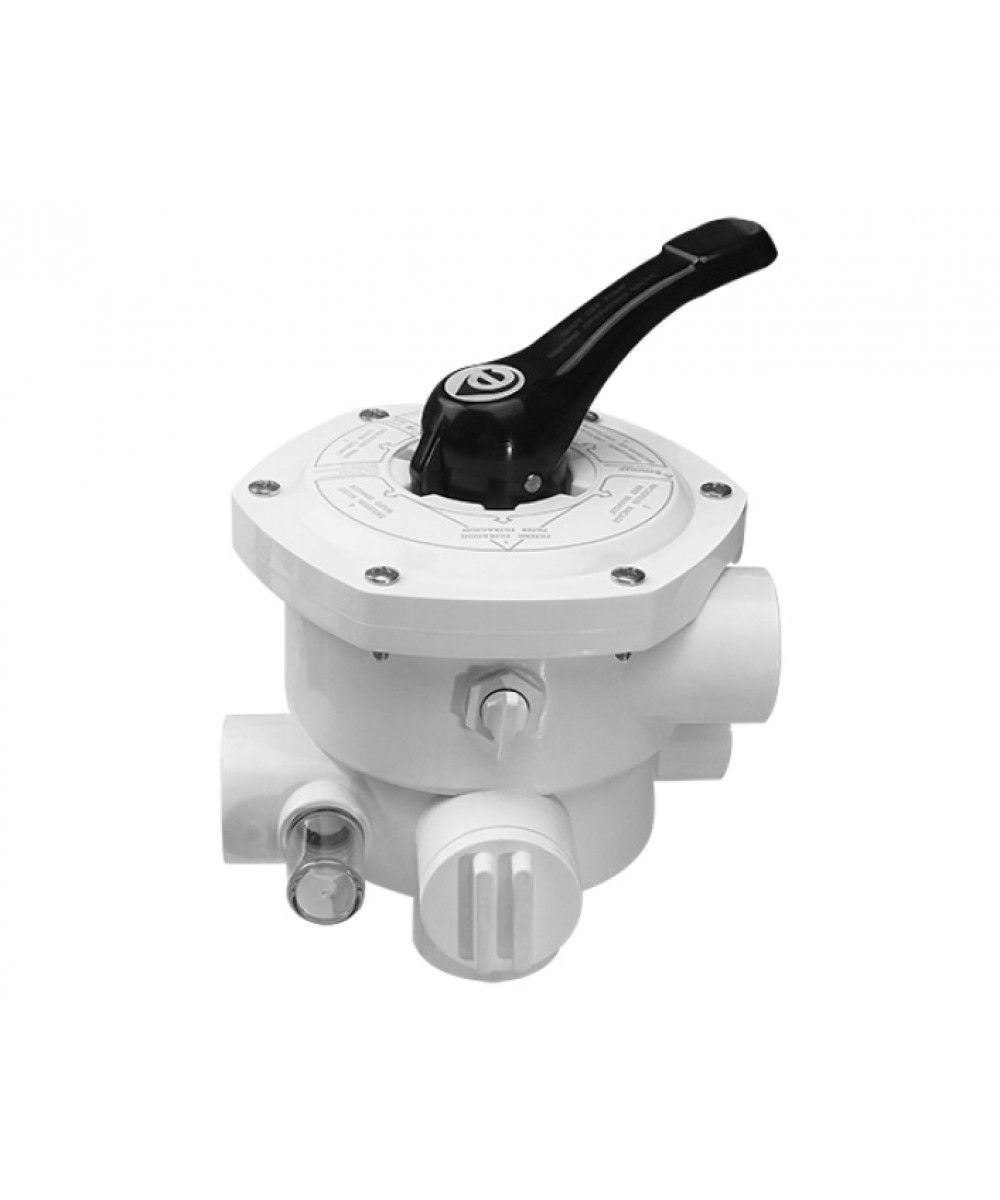 Side six-way valve for sand filter of pool, model "MPV03", Emaux 