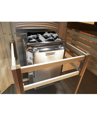 Sauna heater with build-in steam generator and power from 6kW to 9kW model opclass Combi | Harvia