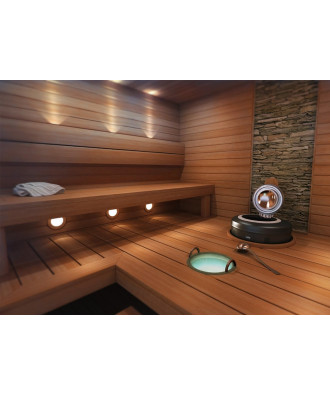 Sauna Heater with Built-in Control Unit 6.4kW-8.0kW model RONDO |  Helo