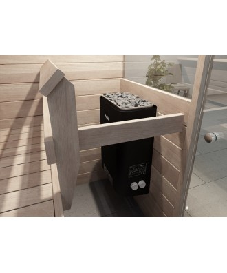 Sauna Heater with External Control Unit 4.5kW-9.0kW model VIENNA D | Helo