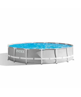 Metal Frame Pool with Filtration, ø4.57m, H=1.07m, model "Prism Frame", INTEX