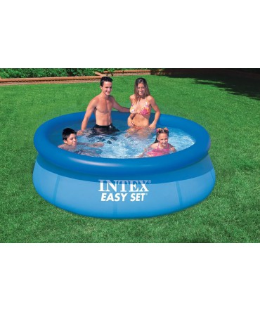 Round Pool with Inflatable Top Ring - ø2.44m, H=0.61m, model "Easy Set", INTEX 