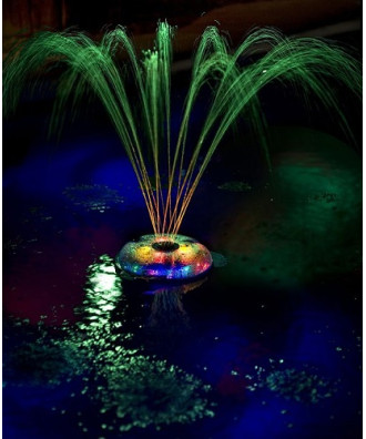Fountain with Underwater LED Lights, Point Point