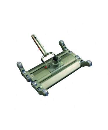 Aluminum Folding Vacuum Head with Swivel Handle, model "Silver", Pool Point