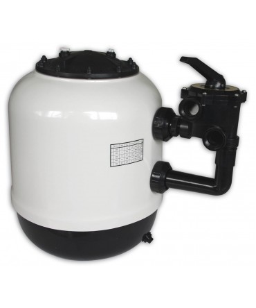 Sand Filter with Side Six-way Valve ALASKA D600 15m3/h | Quimicamp