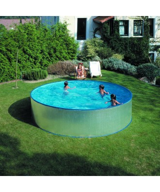 Above-ground steel wall round pool with diameter 3,5m, depth: 0,9m, EU