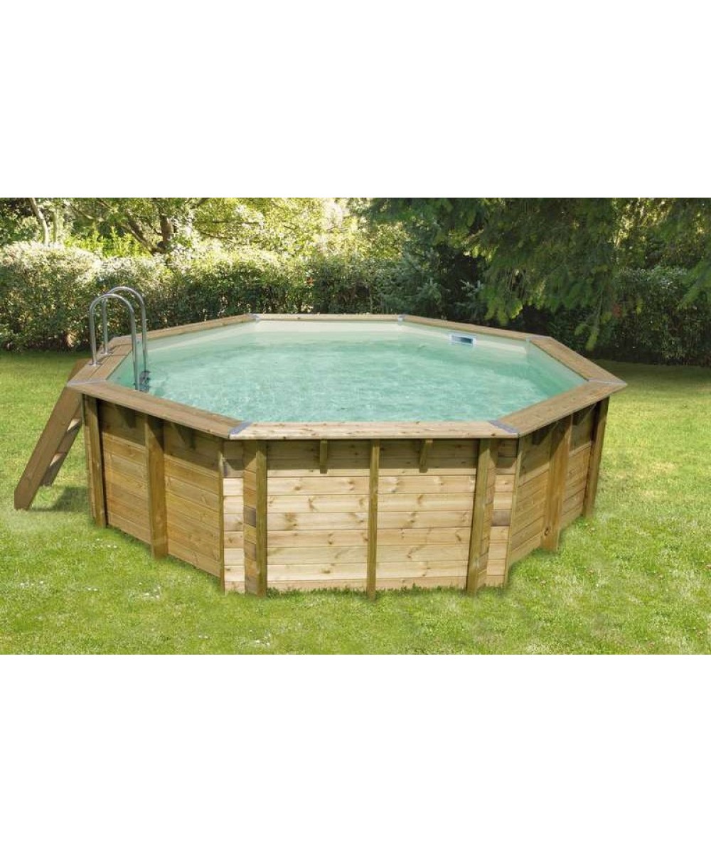 Wooden Swimming Pool ø410cm, H=1.2m, model "Azura", Ubbink