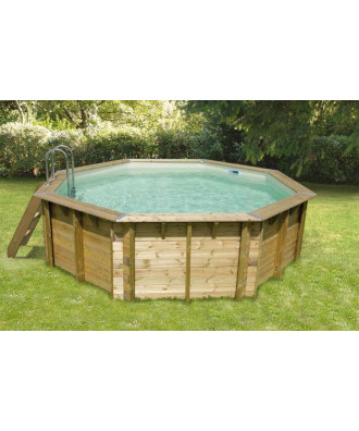 Wooden Swimming Pool ø410cm, H=1.2m, model "Azura", Ubbink