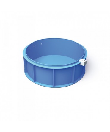 Polystone In-ground Pool, ø2.7m, H=1.2m, model "Round", Albixon