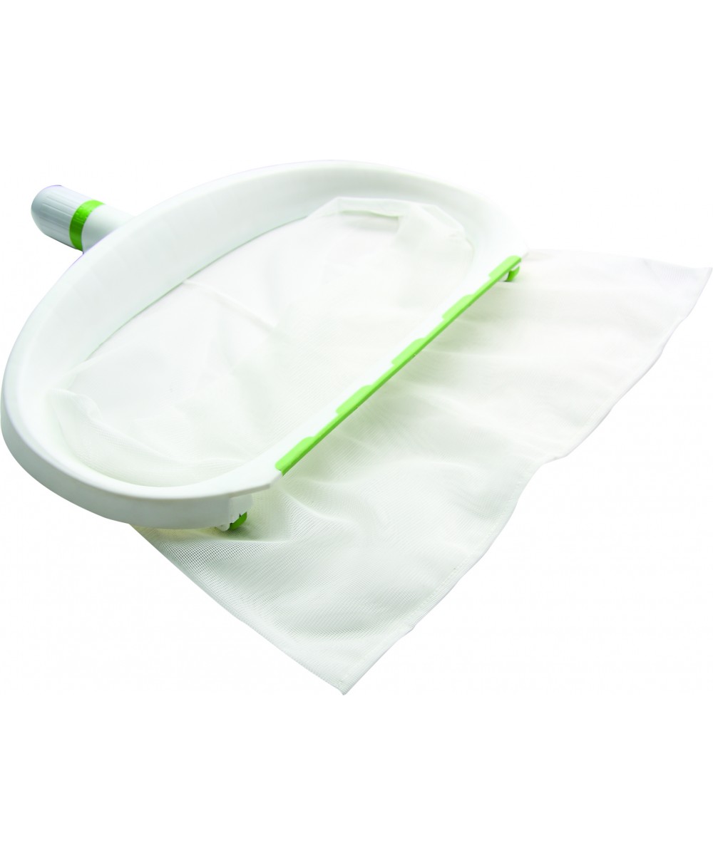 Premium large deep bag leaf rake, model "Revolve", Point Point