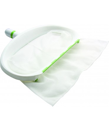 Premium large deep bag leaf rake, model "Revolve", Point Point