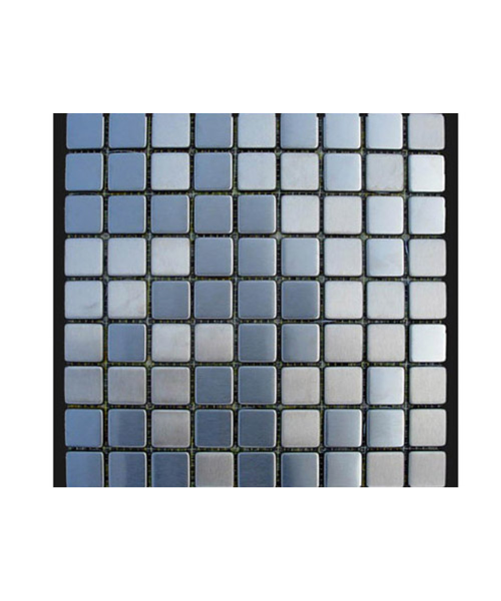 Silver Metal Mosaic - 3х3cm | Exterior Design