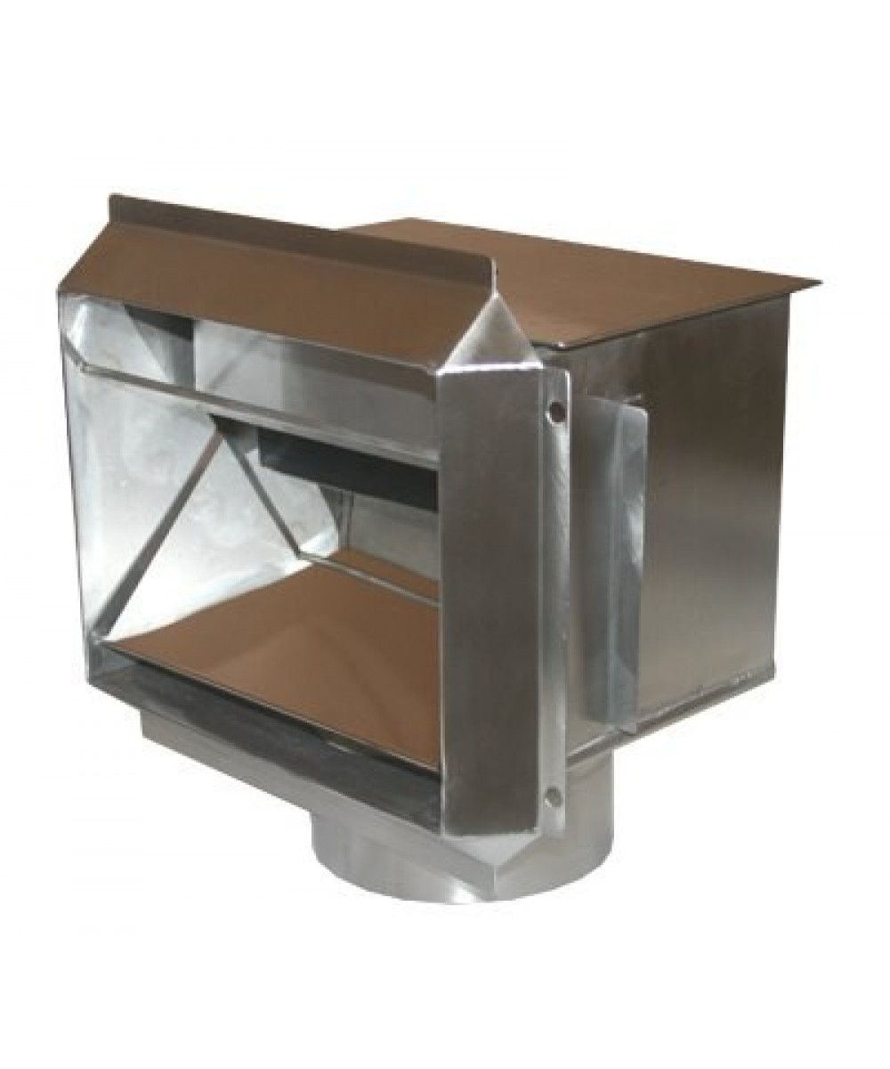 Stainless Steel Skimmer for Concrete Pools - 200mm x 250mm, Mar Piscine