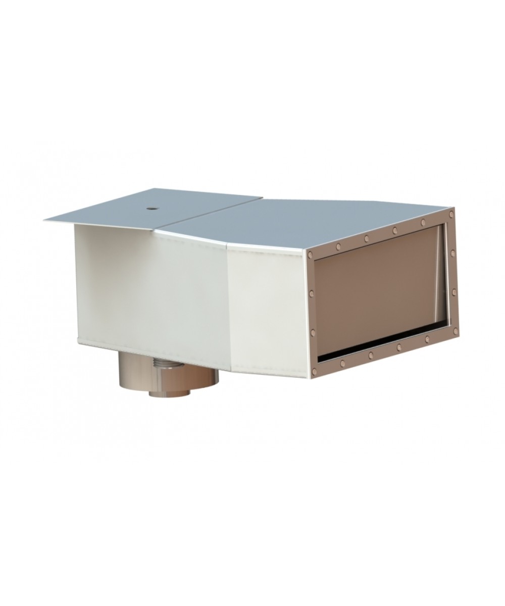 Stainless Steel Skimmer for Concrete Pools - 200mm x 400mm, Mar Piscine