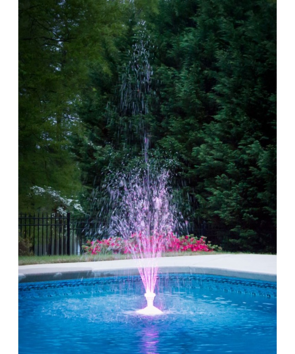 LED Fountain on three levels for pools and gardens, Custom Molded Products