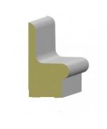 Steam bath bench – 100 x 55 cm model 'Sarai | Spa Point