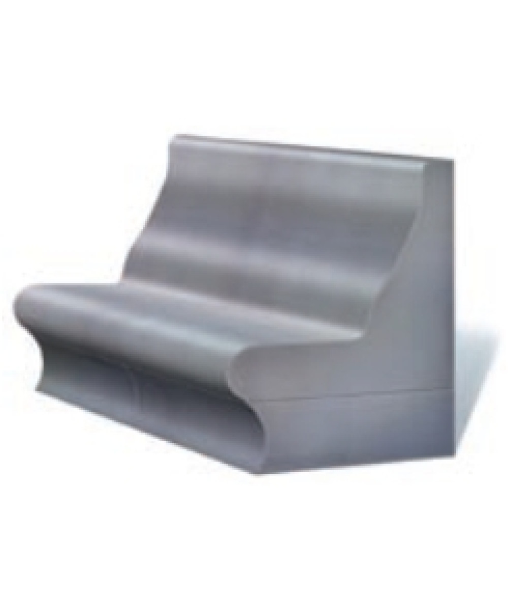 Steam bath bench, curved – 110 x 80cm model Lux | Spa Point