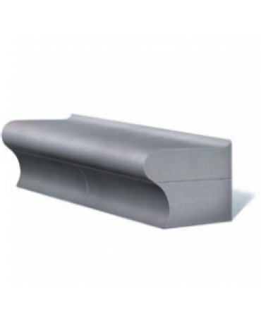 Steam bath bench without backrest 50 x 50 cm model Park | Spa Point