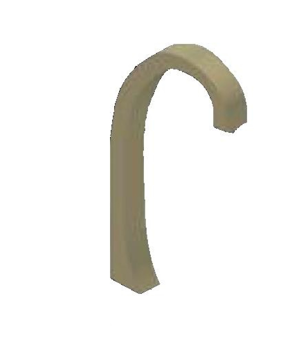 L-shaped shower with curve | Spa Point