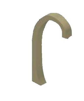 L-shaped shower with curve | Spa Point