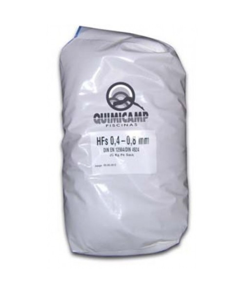 Filter filling - quartz sand, 25kg, Quimicamp