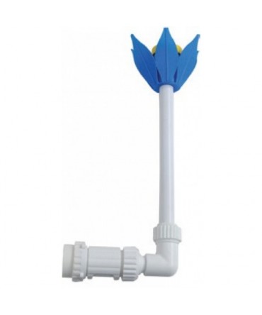 Fountain for plug-in pool nozzle, model 'Flower', Point Point