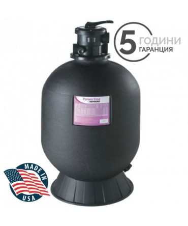 Sand filter with top six-way valve, model "Powerline", Hayward