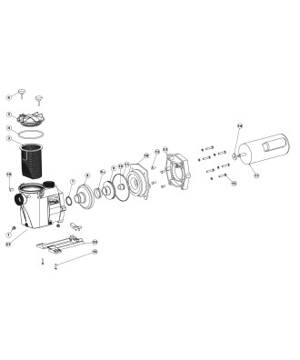 Spare parts for pump Super IITM - RS II | Hayward