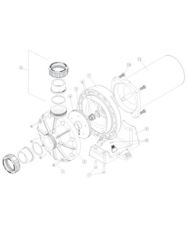 Spare parts for pump Booster Pump | Hayward