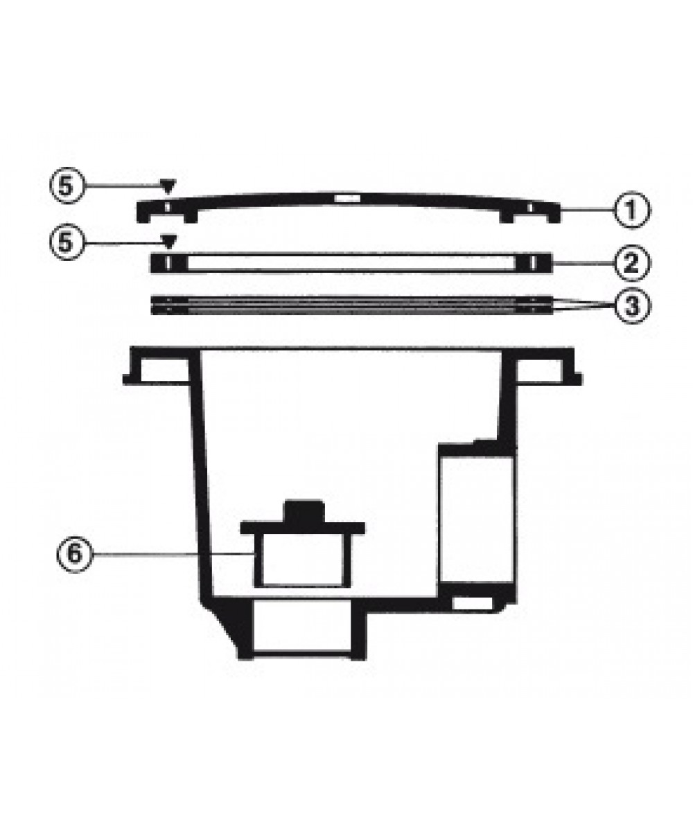 Spare parts for main drain 3210 | Hayward