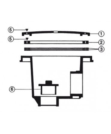 Spare parts for main drain 3210 | Hayward