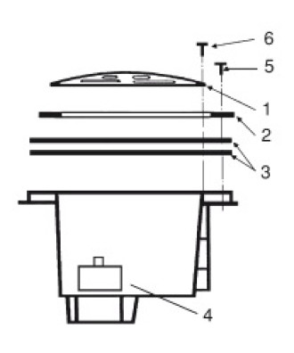 Spare parts for main drains SP1048AVE | Hayward