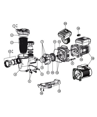 Spare parts for pump Max Flo XL | Hayward
