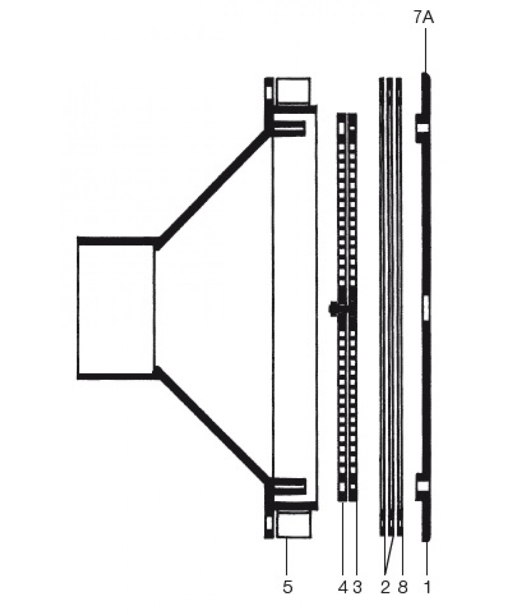 Spare parts for bottom inlet nozzle 3302 - 3303 | Hayward