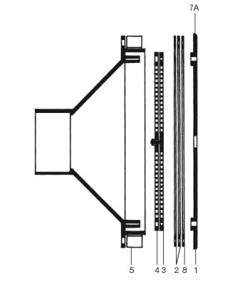 Spare parts for bottom inlet nozzle 3302 - 3303 | Hayward