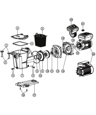 Spare parts for pump SP | Hayward